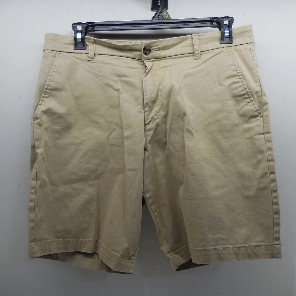 MEN'S GAP Chino SHORTS Size 34 Regular 98% Cotton‎ 2% Spandex Beige Chinos